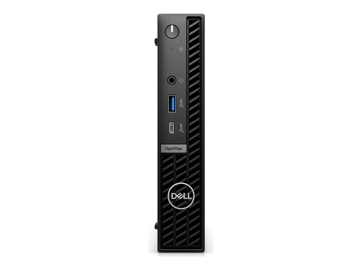 Dell OptiPlex 7020 (version 2024) - Micro Core i5 12500T / jusqu'à 4.4 GHz - RAM 16 Go - SSD 512 Go - NVMe, Class 25 - UHD Graphics 770 - Gigabit Ethernet, Bluetooth, IEEE 802.11ax (Wi-Fi 6E) - Win 11 Pro - moniteur : aucun - noir - BTS - avec 1 an basique sur site - CCVFG - Ordinateurs de bureau