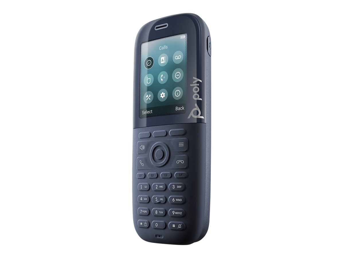 Poly Rove 30 - Extension du combiné sans fil avec ID d'appelant/appel en instance - DECT - (conférence) à trois capacité d'appel - noir - 84H76AA#ABB - Téléphones sans fil