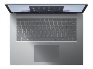 Microsoft Surface Laptop 5 for Business - Intel Core i5 - 1245U / jusqu'à 4.4 GHz - Evo - Win 10 Pro - Carte graphique Intel Iris Xe - 16 Go RAM - 512 Go SSD - 13.5" écran tactile 2256 x 1504 - Wi-Fi 6 - platine - clavier : Français - R8Q-00007 - Ordinateurs portables