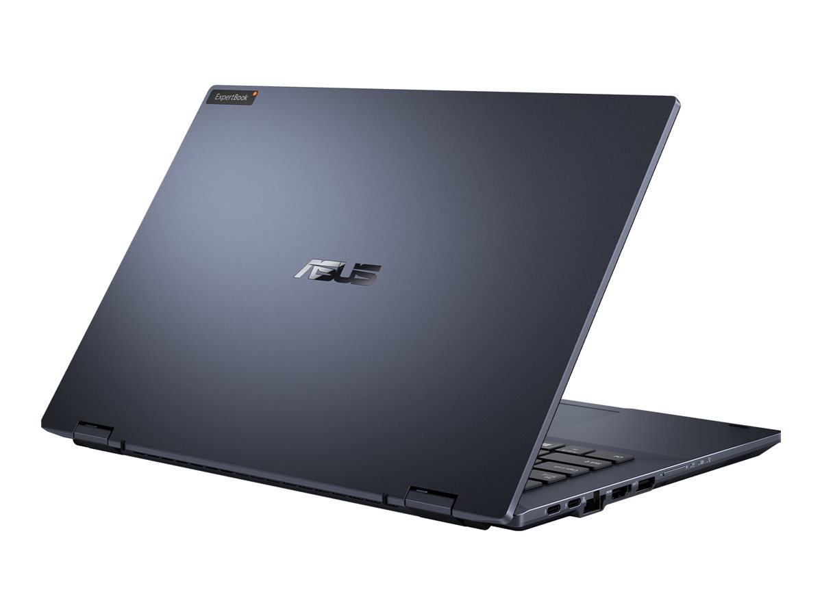 ASUS ExpertBook B5 Flip B5402FVA-KA0156X - Conception inclinable - Intel Core i5 - 1340P / jusqu'à 4.6 GHz - Win 11 Pro - Carte graphique Intel Iris Xe - 16 Go RAM - 512 Go SSD NVMe - 14" IPS écran tactile 1920 x 1080 (Full HD) - Gigabit Ethernet - Wi-Fi 6E, Bluetooth - noir étoilé - 90NX06N1-M00560 - Ordinateurs portables