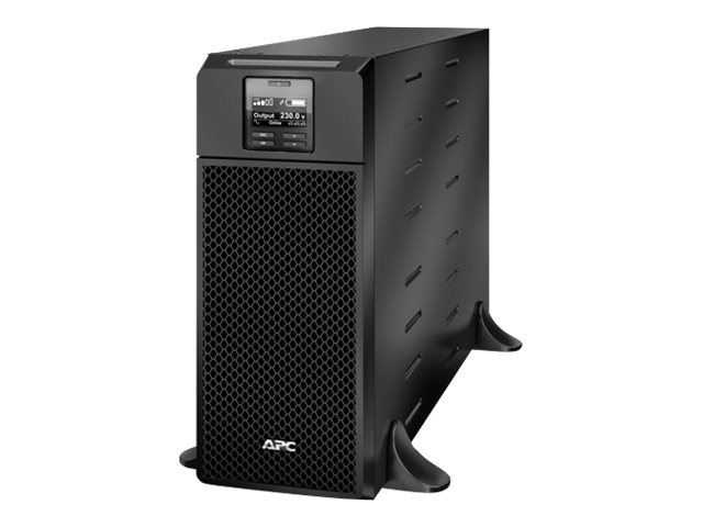 APC Smart-UPS SRT 6000VA - Onduleur - CA 230 V - 6000 Watt - 6000 VA - Ethernet 10/100, USB - connecteurs de sortie : 13 - noir - pour P/N: SRT1500RMXLI-NC, SRT1500XLI - SRT6KXLI - UPS autonomes