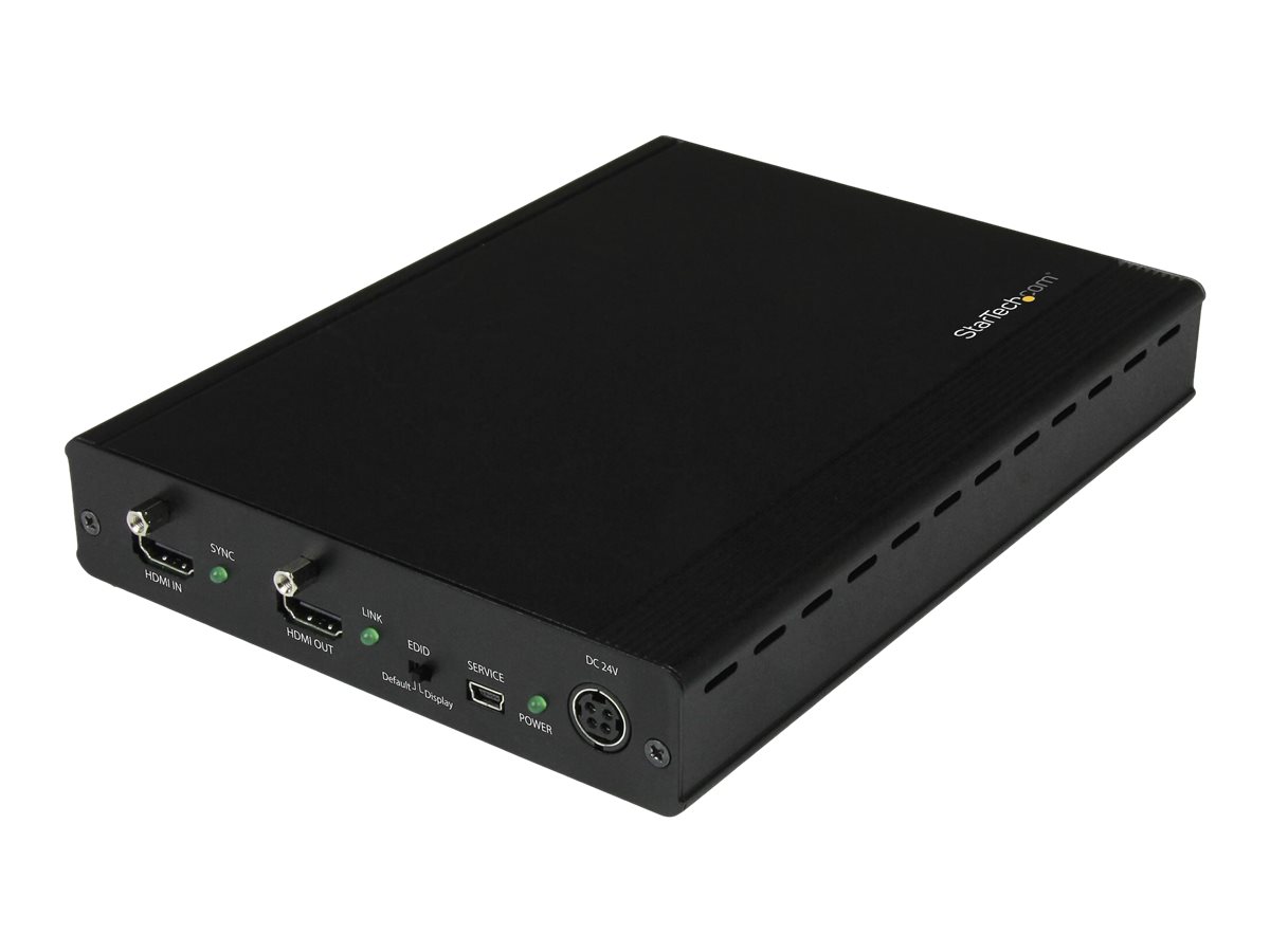 StarTech.com Kit extendeur HDBaseT 3 ports avec 3 récepteurs - Splitter HDMI 1x3 via Cat5 - Système de distribution HDBaseT 1 vers 3 - 4K - Prolongateur audio/vidéo - jusqu'à 70 m - ST124HDBT - Prolongateurs de signal