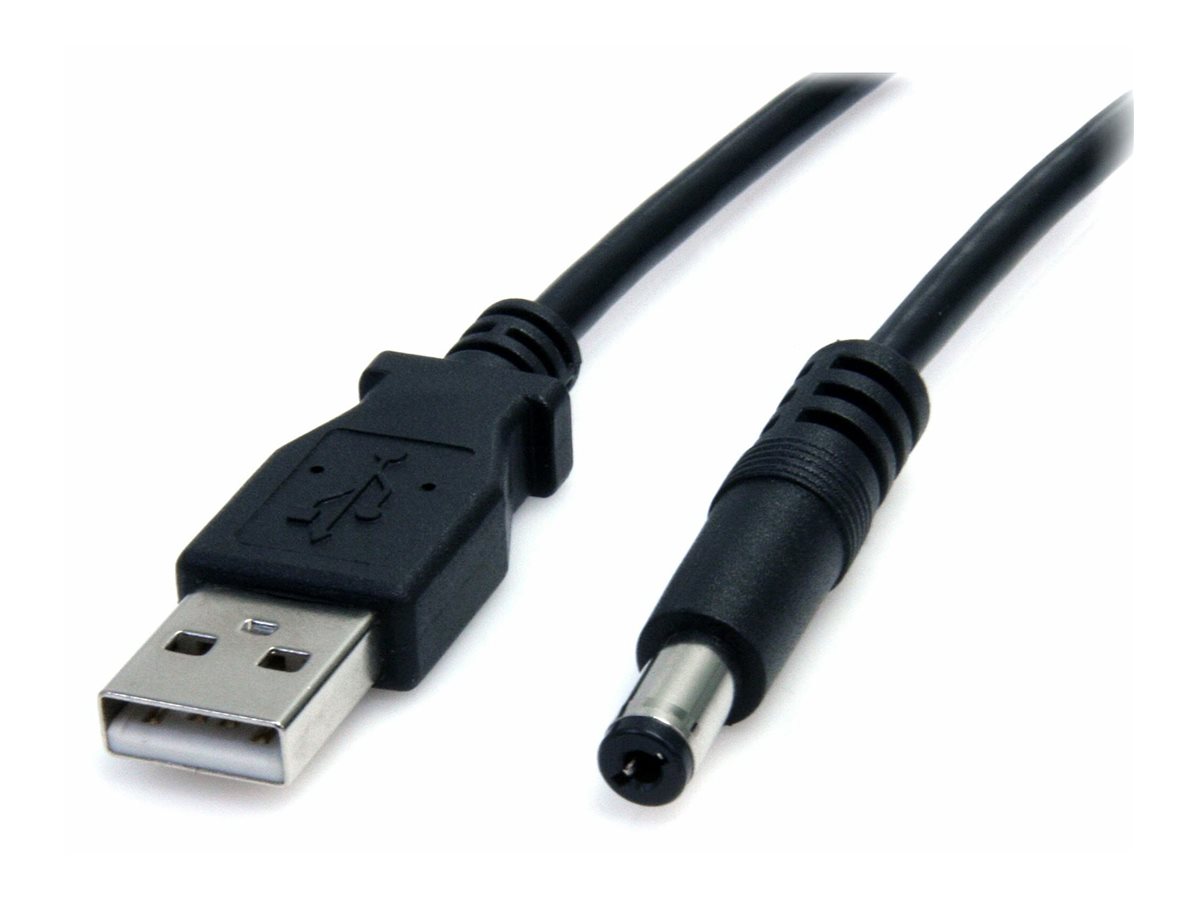 StarTech.com Câble d'alimentation USB vers prise DC de 91 cm - Cordon USB vers connecteur Type M 5V - Câble d'alimentation - USB (alimentation uniquement) (M) pour prise CC 5,5 mm (M) - 91 cm - moulé - noir - pour P/N: DVI2VGACON, SPDIF2AA, ST122LE, ST122LEA, ST122PROA - USB2TYPEM - Câbles USB