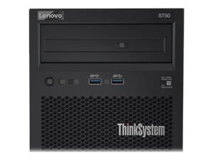 Lenovo ThinkSystem ST50 7Y48 - Serveur - tour - 4U - 1 voie - 1 x Xeon E-2126G / 3.3 GHz - RAM 16 Go - HDD 2 x 2 To - UHD Graphics P630 - Gigabit Ethernet - Aucun SE fourni - moniteur : aucun - 7Y48A02DEA - Serveurs tour