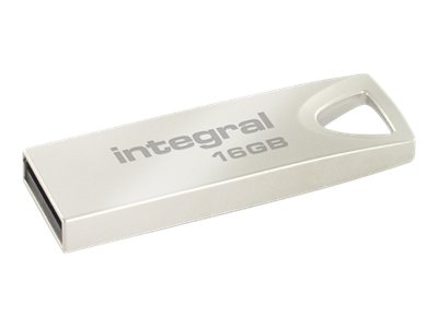 Integral Arc - Clé USB - 16 Go - USB 2.0 - zinc - INFD16GBARC - Lecteurs flash