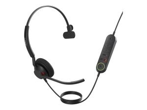 Jabra Engage 40 Mono - Micro-casque - sur-oreille - filaire - USB-C - isolation acoustique - Optimisé pour la CU - 4093-419-299 - Écouteurs