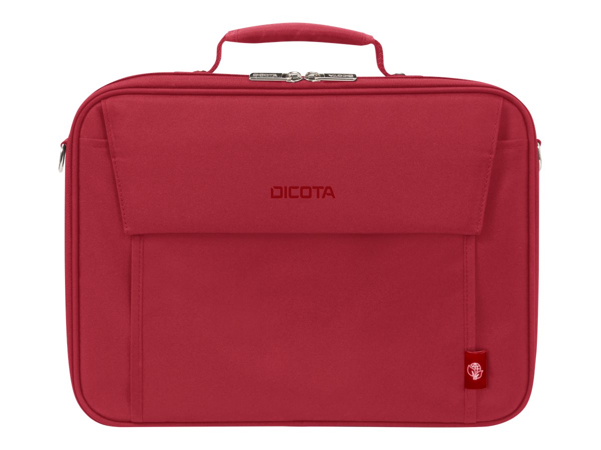 DICOTA Eco Multi BASE - Sacoche pour ordinateur portable - 15" - 17.3" - rouge - D30917-RPET - Sacoches pour ordinateur portable