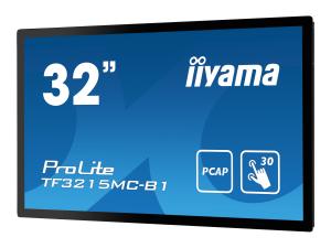 iiyama ProLite TF3215MC-B1 - Écran LED - 32" (32" visualisable) - cadre ouvert - écran tactile - 1920 x 1080 Full HD (1080p) @ 60 Hz - A-MVA3 - 500 cd/m² - 3000:1 - 8 ms - HDMI, VGA - noir - TF3215MC-B1 - Écrans d'ordinateur