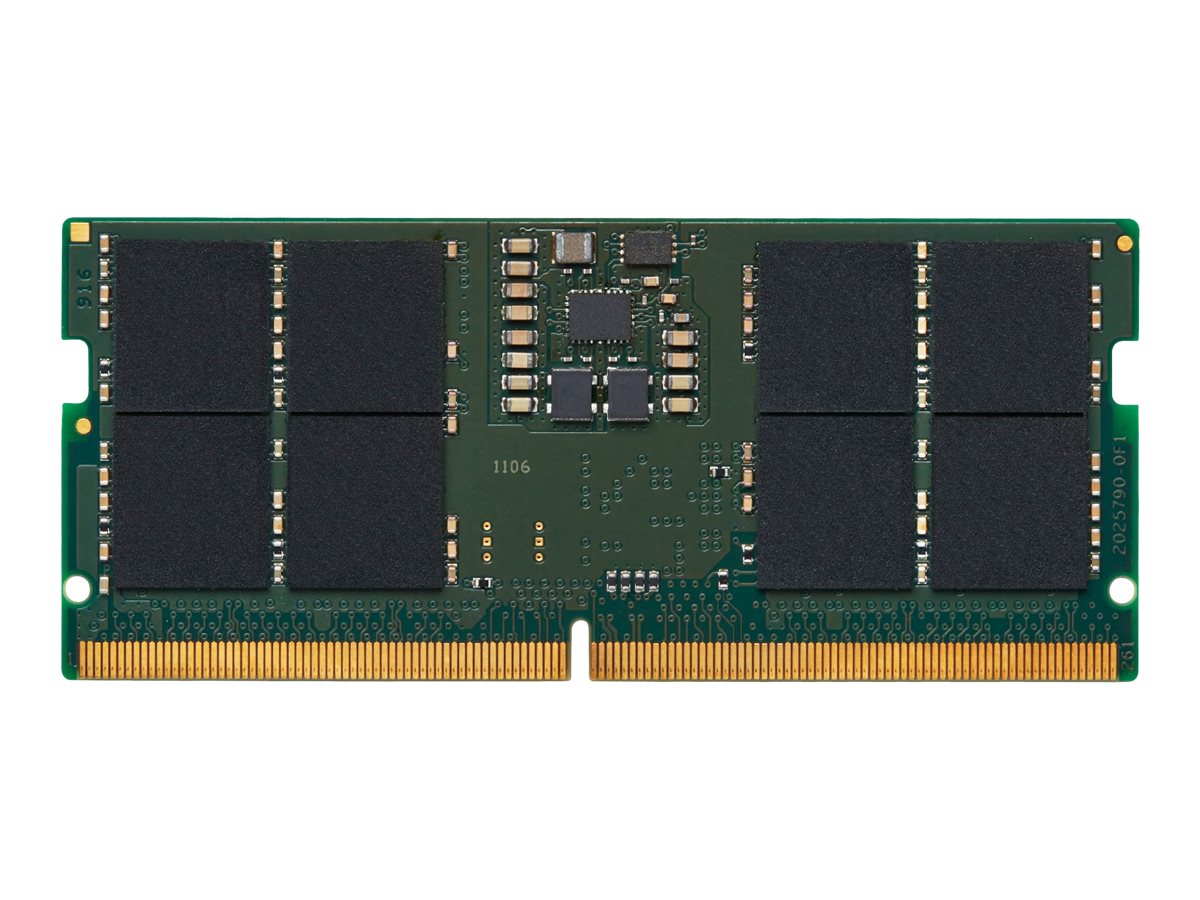 Kingston ValueRAM - DDR5 - module - 32 Go - SO DIMM 262 broches - 5600 MHz - CL46 - 1.1 V - mémoire sans tampon - on-die ECC - KVR56S46BD8-32 - Mémoire pour ordinateur portable