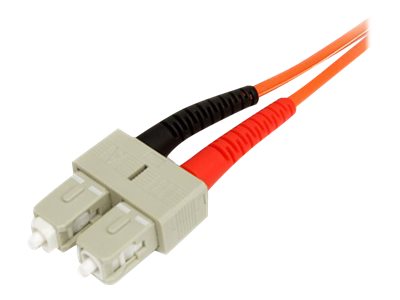 StarTech.com 1m Fiber Optic Cable - Multimode Duplex 62.5/125 - LSZH - LC/SC - OM1 - LC to SC Fiber Patch Cable (FIBLCSC1) - Câble réseau - LC multi-mode (M) pour SC multi-mode (M) - 1 m - fibre optique - duplex - 62,5 / 125 microns - FIBLCSC1 - Câblesenfibres