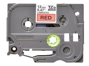 Brother TZe-431 - Noir sur rouge - Rouleau (1,2 cm x 8 m) 1 cassette(s) ruban laminé - pour Brother PT-D210, D600, H110, P750, P950; P-Touch Cube PT-P300; P-Touch Cube Pro PT-P910 - TZE431 - Papier pour rouleau