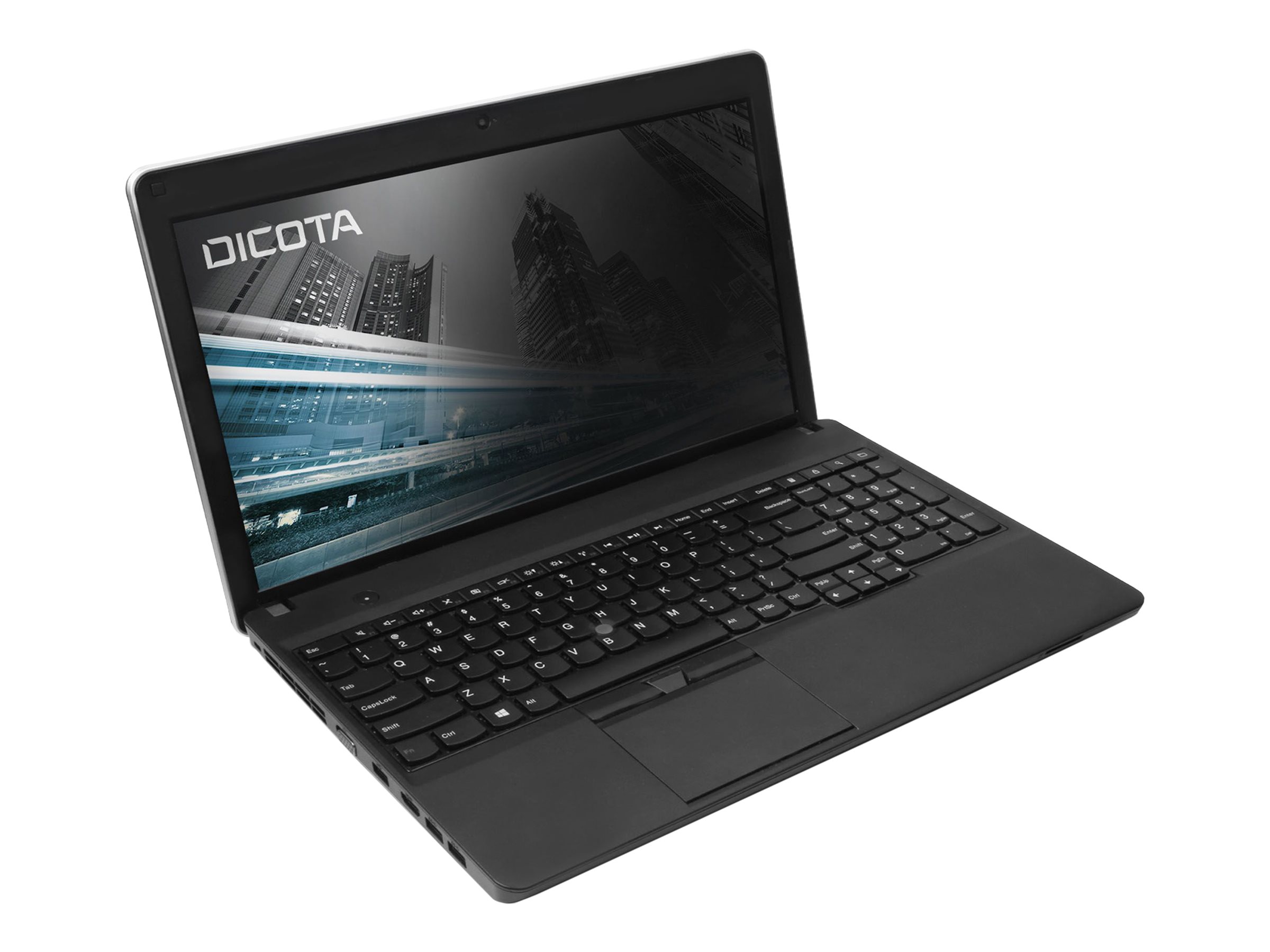 DICOTA - Filtre de confidentialité pour ordinateur portable - à double sens - module d'extension/adhésif - largeur 13,3 pouces - noir - D30113 - Accessoires pour ordinateur portable et tablette