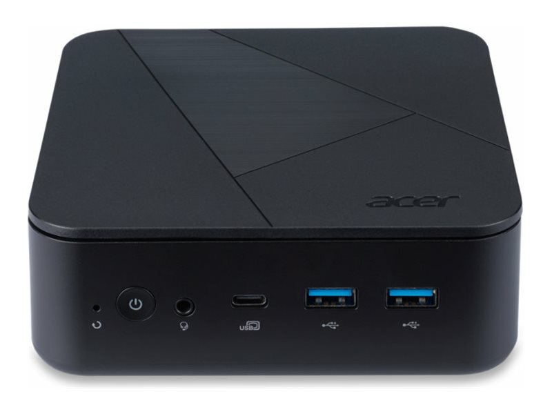 Acer Veriton NUC VN1502G-13U3U - Barebone - mini PC 1 x Core i3 i3-1315U / jusqu'à 4.5 GHz - RAM 0 Go - UHD Graphics - Gigabit Ethernet, IEEE 802.11ax (Wi-Fi 6), Bluetooth - DT.R37EH.002 - Mini-systèmes