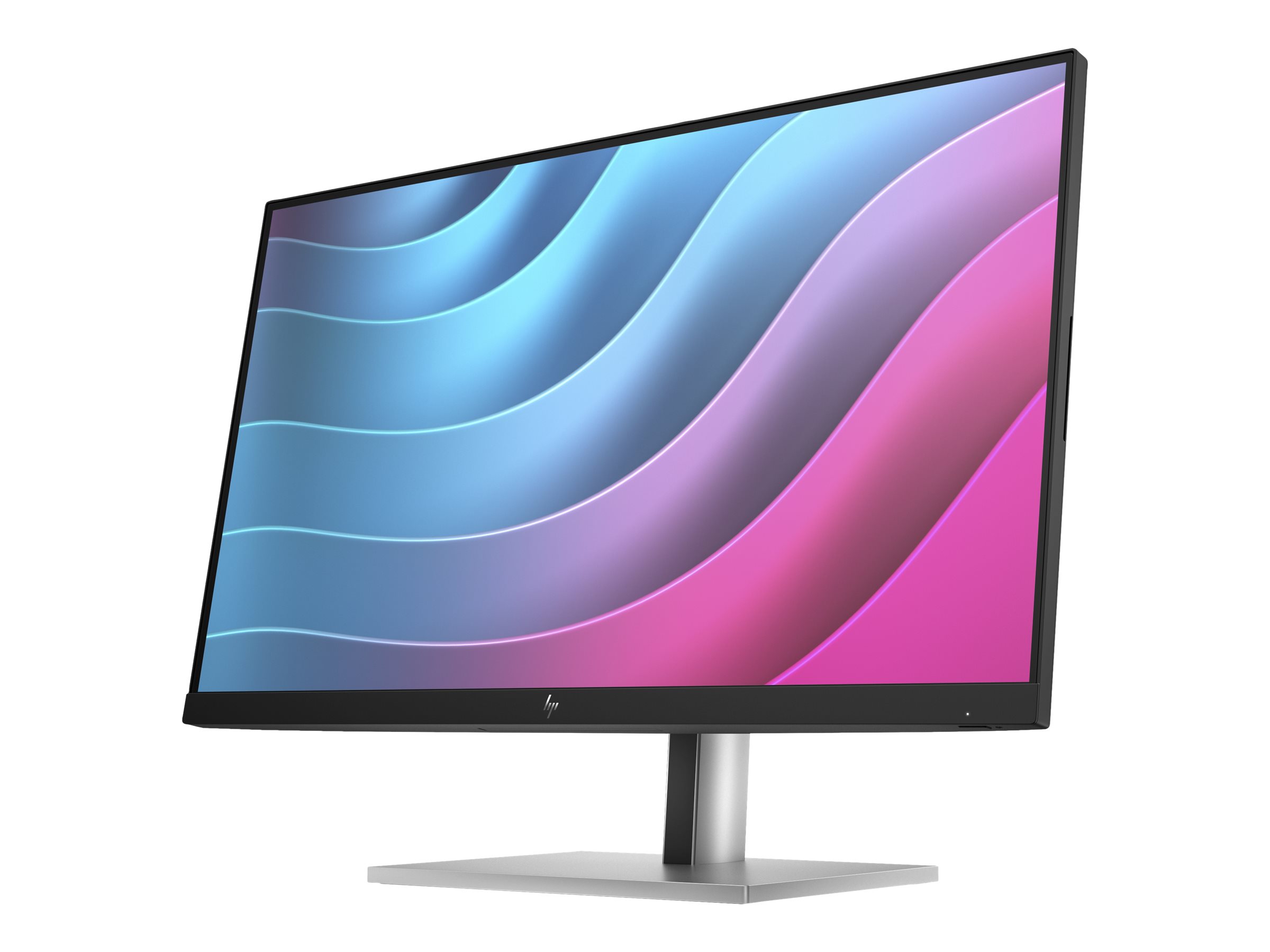 HP E24 G5 - E-Series - écran LED - 23.8" - 1920 x 1080 Full HD (1080p) @ 75 Hz - IPS - 250 cd/m² - 1000:1 - 5 ms - HDMI, DisplayPort - tête noire, noir et argent (support) - 6N6E9AA#ABB - Écrans d'ordinateur