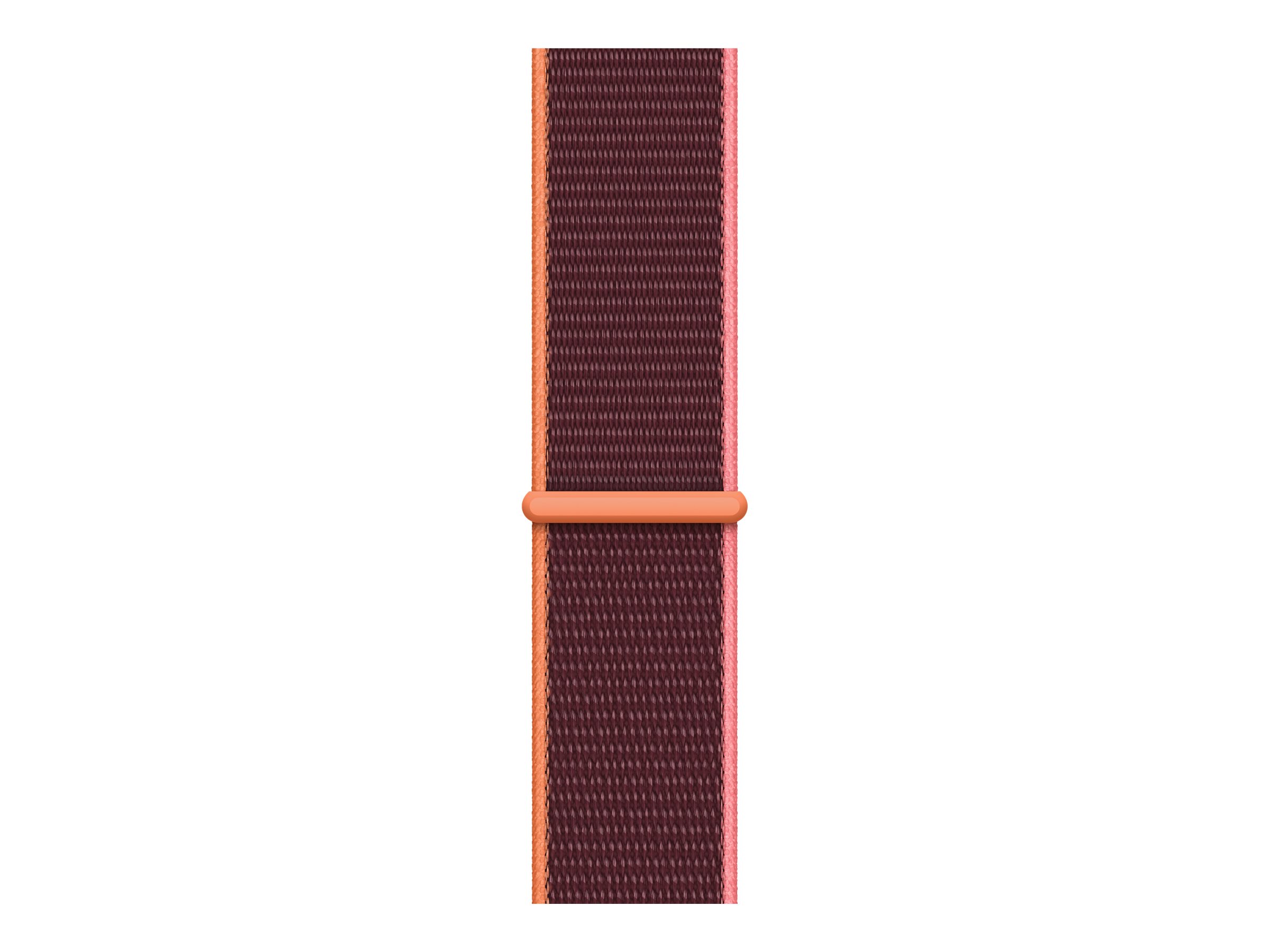 Apple 44mm Sport Loop - Bracelet de montre pour montre intelligente - taille Regular - lie-de-vin - pour Watch Hermès Series 7, Hermès Series 9, Series 10, Series 8, Series 9, Ultra, Ultra 2 - MYA92ZM/A - Accessoires pour smart watch