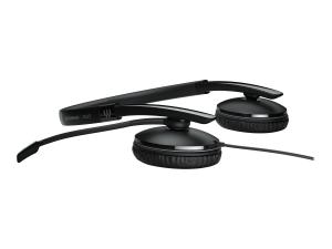 EPOS ADAPT 160 ANC USB-C - ADAPT 100 Series - micro-casque - sur-oreille - filaire - Suppresseur de bruit actif - USB-C - noir - Optimisé pour la CU - 1000220 - Écouteurs