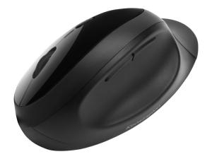 Kensington Pro Fit Ergo Wireless Mouse - Souris - ergonomique - 5 boutons - sans fil - 2.4 GHz, Bluetooth 4.0 LE - récepteur sans fil USB - noir - Pour la vente au détail - K75404EU - Souris
