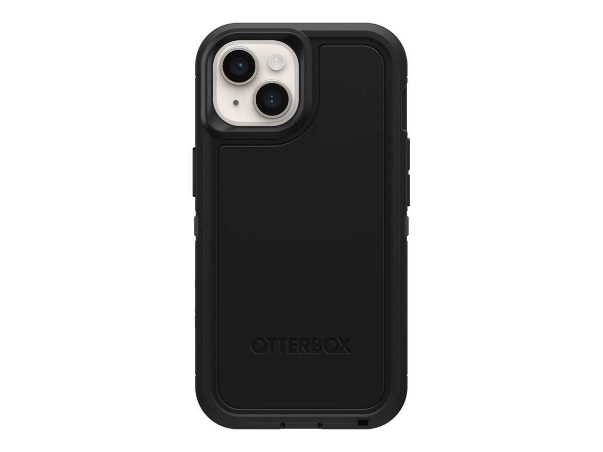 OtterBox Defender Series XT - Coque de protection pour téléphone portable - robuste - avec MagSafe - compatibilité avec MagSafe - polycarbonate, caoutchouc synthétique - noir - pour Apple iPhone 13, 14, 15 - 77-92972 - Coques et étuis pour téléphone portable