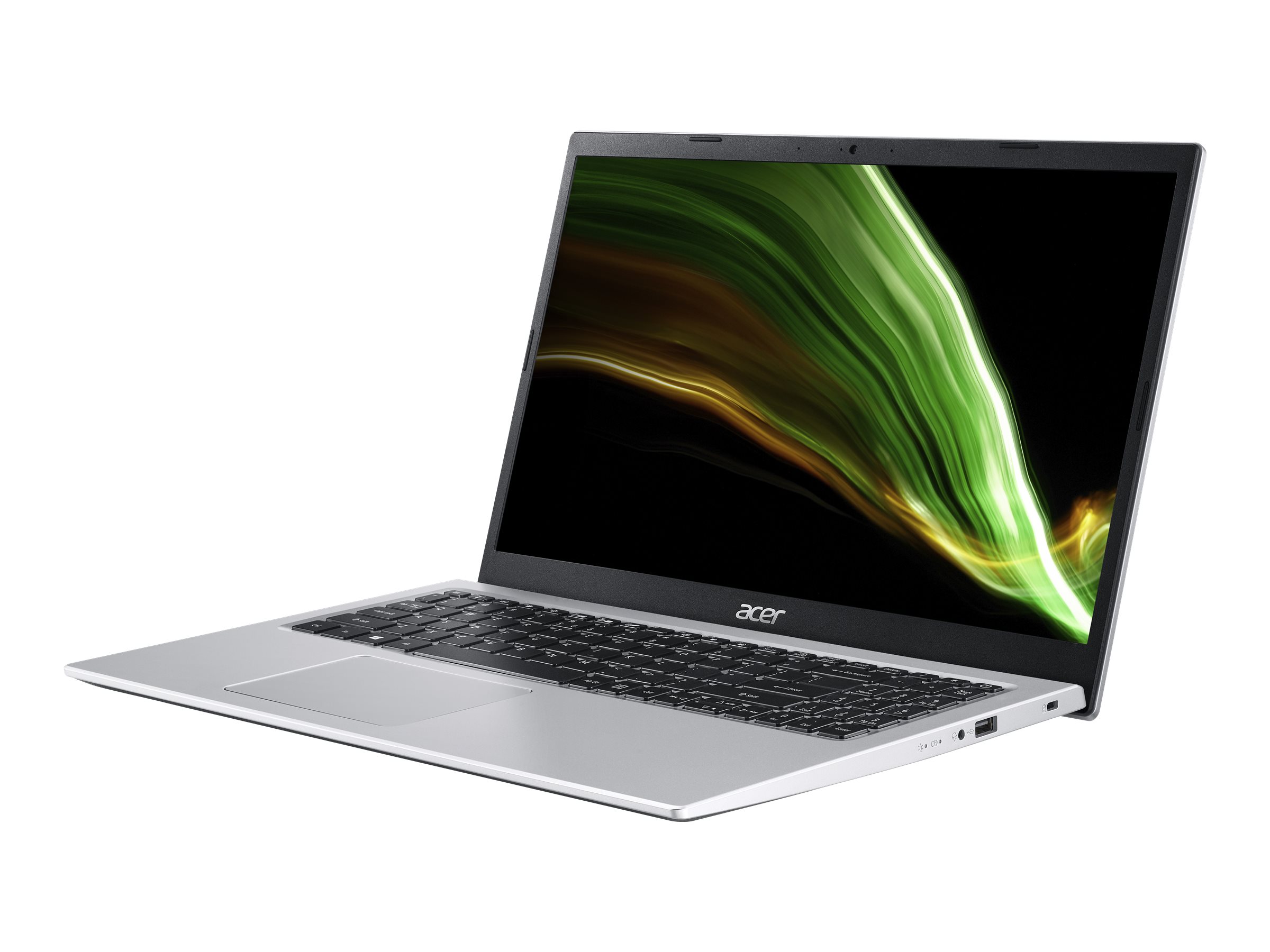 Acer Aspire 3 A315-58 - Intel Core i7 - 1165G7 / jusqu'à 4.7 GHz - Win 11 Home - Carte graphique Intel Iris Xe - 16 Go RAM - 512 Go SSD - 15.6" TN 1920 x 1080 (Full HD) - Wi-Fi 6 - Argent pur - clavier : Français - NX.ADDEF.03H - Ordinateurs portables