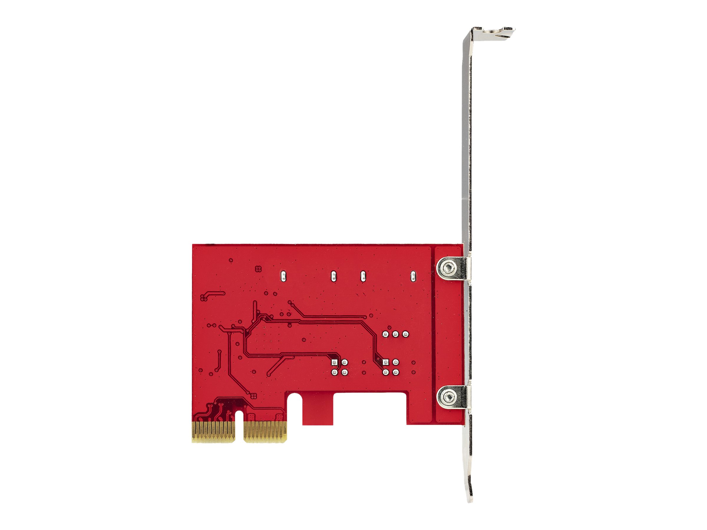 StarTech.com Carte PCI Express SATA 2 ports - Contrôleur PCIe SATA - ASM1166 Raid - Convertisseur PCI Express 2.0 vers SATA - Connecteurs Empilés - Carte d'Extension SATA (2P6GR-PCIE-SATA-CARD) - Contrôleur de stockage - SATA 6Gb/s - profil bas - RAID RAID 0, 1, JBOD - PCIe 2.0 x2 - rouge - 2P6GR-PCIE-SATA-CARD - Adaptateurs de stockage