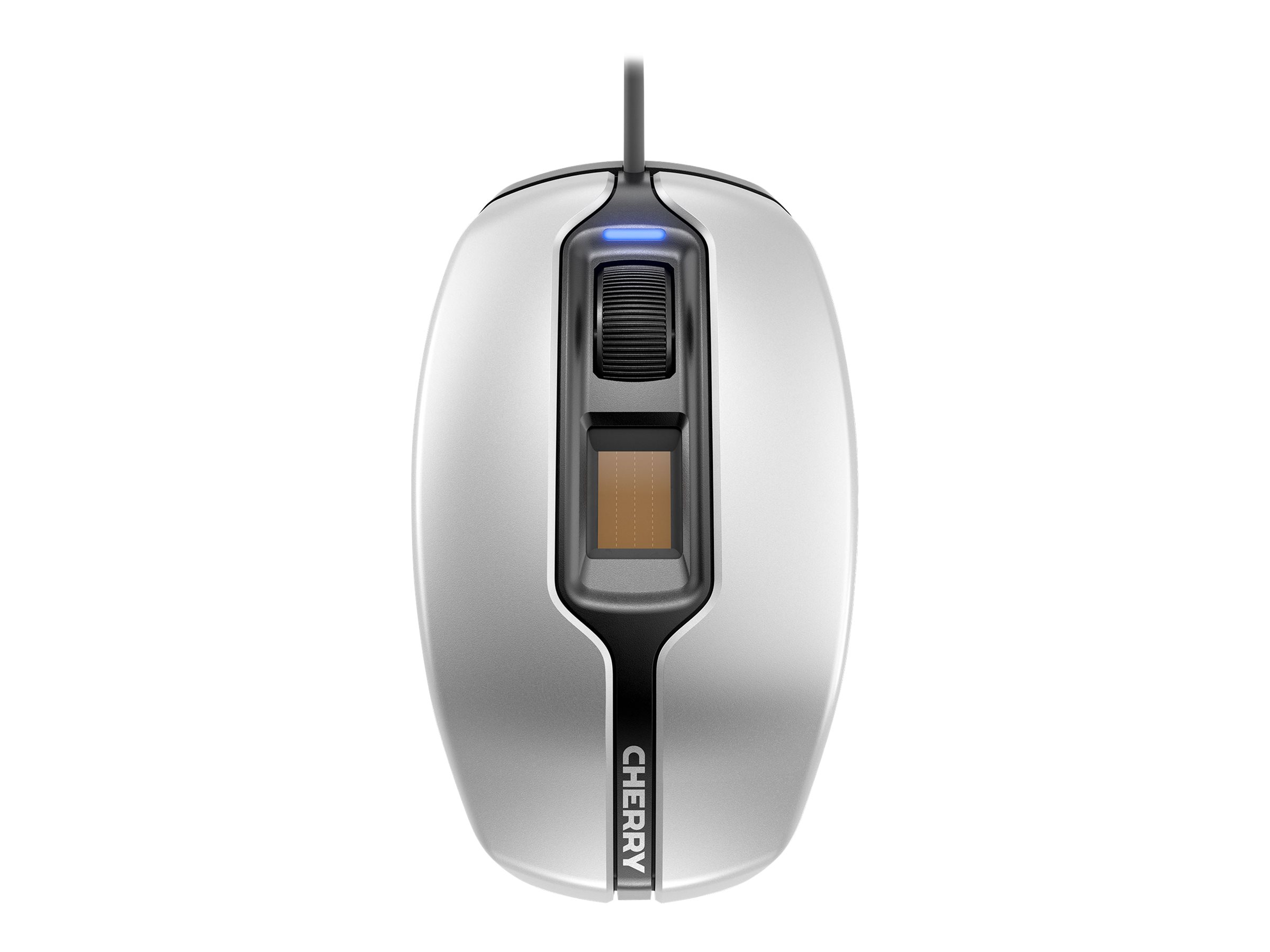 CHERRY MC4900 - Souris - droitiers et gauchers - optique - 3 boutons - filaire - USB - argent/noir - JM-A4900 - Souris