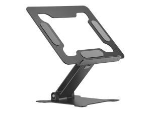 Neomounts - Pied - pliable - pour ordinateur portable - aluminium - noir - Taille d'écran : 11"-15" - DS20-740BL1 - Accessoires pour ordinateur portable et tablette