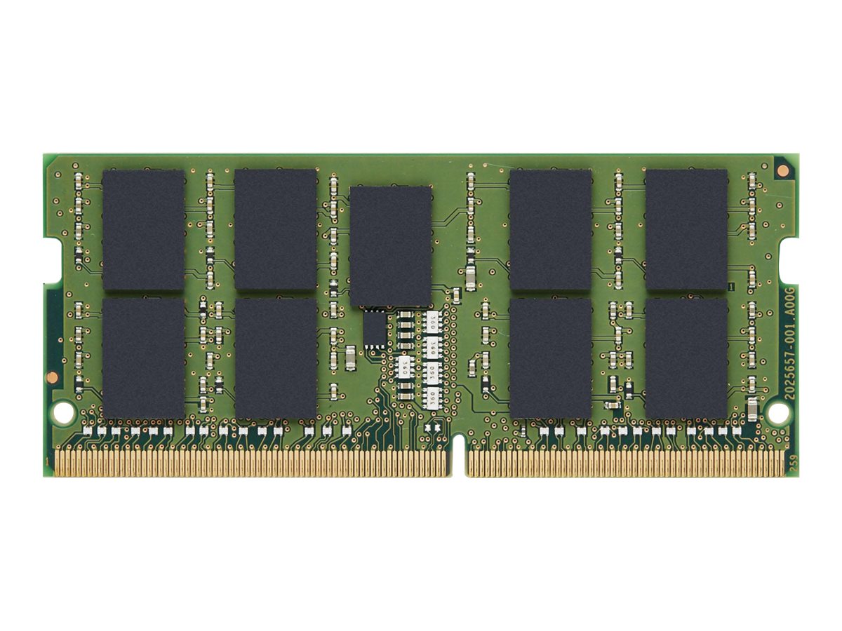 Kingston Server Premier - DDR4 - module - 16 Go - SO DIMM 260 broches - 3200 MHz / PC4-25600 - CL22 - 1.2 V - enregistré avec parité - ECC - KSM32SED8/16MR - Mémoire pour ordinateur portable