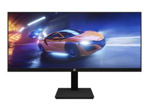 HP X34 Gaming Monitor - X-Series - écran LED - jeux - 34" - 3440 x 1440 WQHD @ 165 Hz - IPS - 400 cd/m² - 1000:1 - 1 ms - HDMI, DisplayPort - noir Jack - 2V7W6AA#ABB - Écrans d'ordinateur