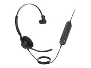 Jabra Engage 40 Mono - Micro-casque - sur-oreille - filaire - USB-A - isolation acoustique - Optimisé pour la CU - 4093-419-279 - Écouteurs