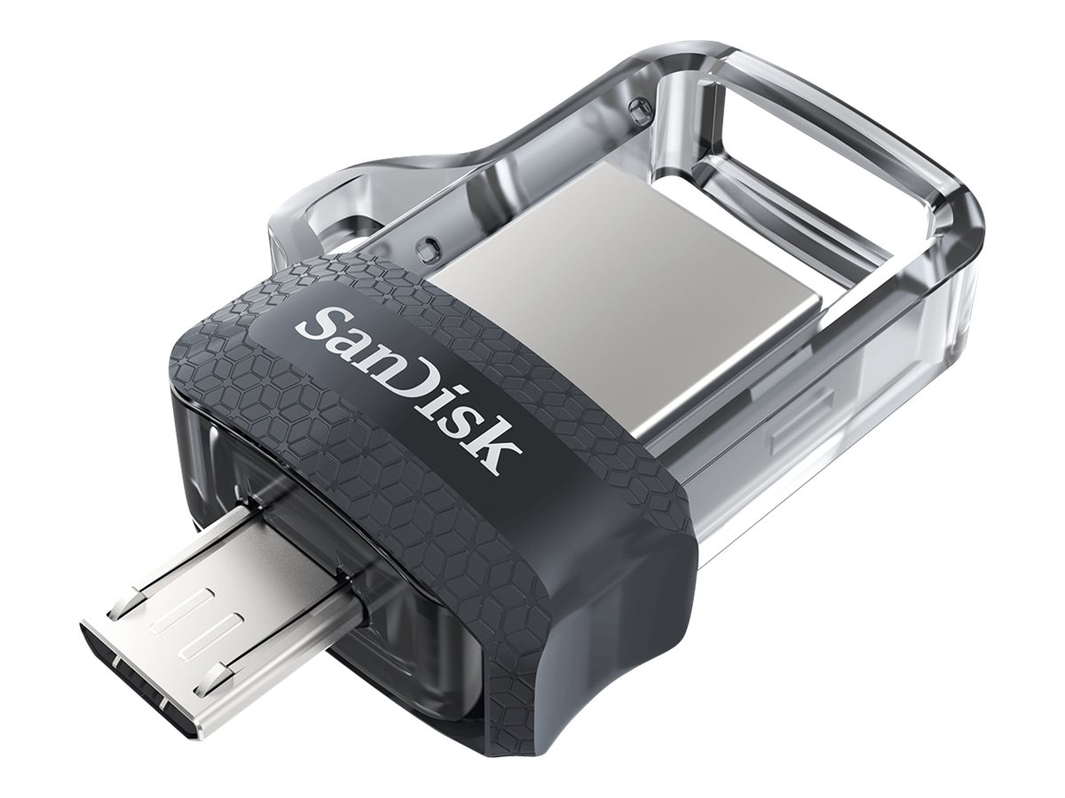 SanDisk Ultra Dual - Clé USB - 32 Go - USB 3.0 / micro USB - SDDD3-032G-G46 - Lecteurs flash