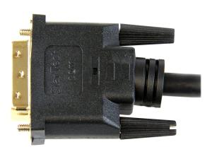 StarTech.com Câble HDMI vers DVI-D de 1 m - M/M - Câble adaptateur - HDMI mâle pour DVI-D mâle - 1 m - blindé - noir - HDDVIMM1M - Accessoires pour téléviseurs