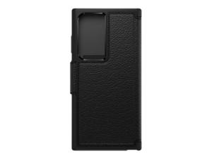 OtterBox Strada Series - Étui à rabat pour téléphone portable - cuir, polycarbonate, loquet métallique - noir ombré - pour Samsung Galaxy S23 Ultra - 77-91188 - Coques et étuis pour téléphone portable