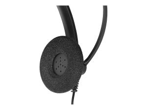 EPOS IMPACT SC 60 USB ML - Micro-casque - sur-oreille - filaire - USB - noir avec des reflets orange - 1000551 - Écouteurs