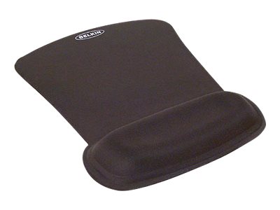 Belkin WaveRest Tapis de souris en gel - Tapis de souris avec repose-poignets - noir - F8E262-BLK - Accessoires pour clavier et souris