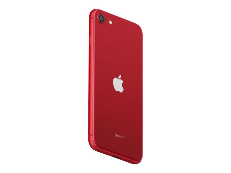 Apple iPhone SE (3rd generation) - (PRODUCT) RED - 5G smartphone - double SIM / Mémoire interne 128 Go - Écran LCD - 4.7" - 1334 x 750 pixels - rear camera 12 MP - front camera 7 MP - rouge - MMXL3ZD/A - iPhone