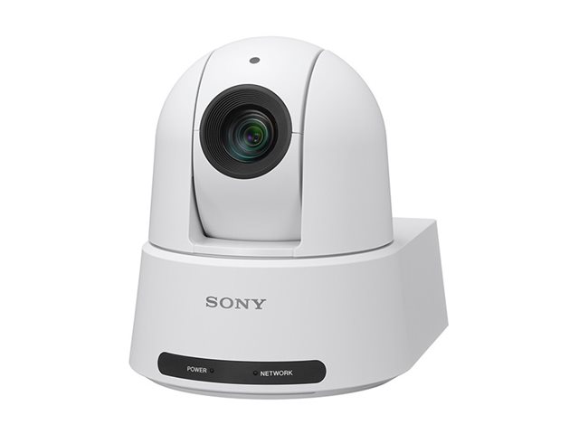 Sony SRG-A12 - Caméra pour conférence - PIZ - tourelle - couleur (Jour et nuit) - 8,5 MP - 3840 x 2160 - diaphragme automatique - motorisé - 1700 TVL - audio - HDMI, SDI - LAN - H.264, H.265 - PoE Plus Class 4 - SRG-A12WC - Caméras IP