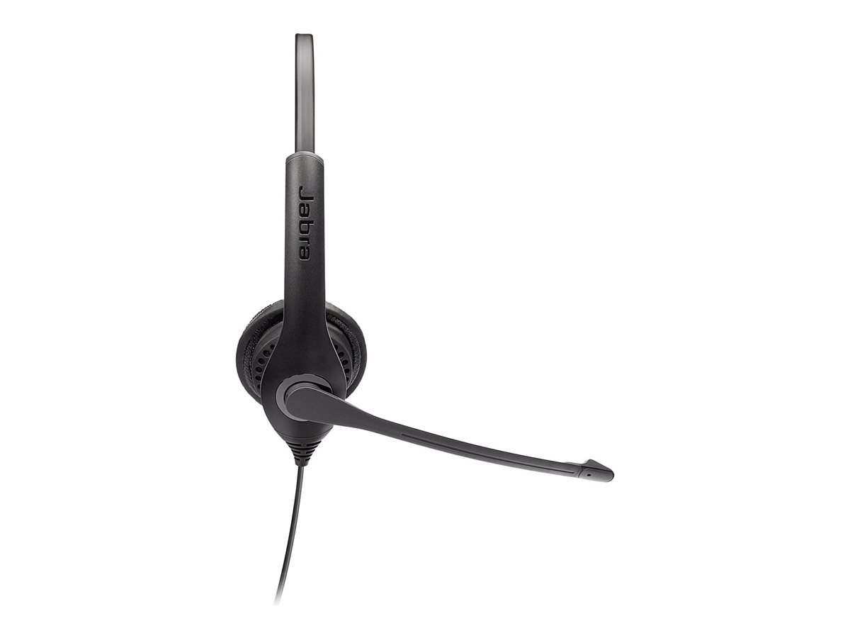 Jabra BIZ 1100 USB Duo - Micro-casque - sur-oreille - filaire - USB - noir - universitaire - certifié Zoom, Certifié pour Microsoft Teams - 1159-0159-EDU - Écouteurs