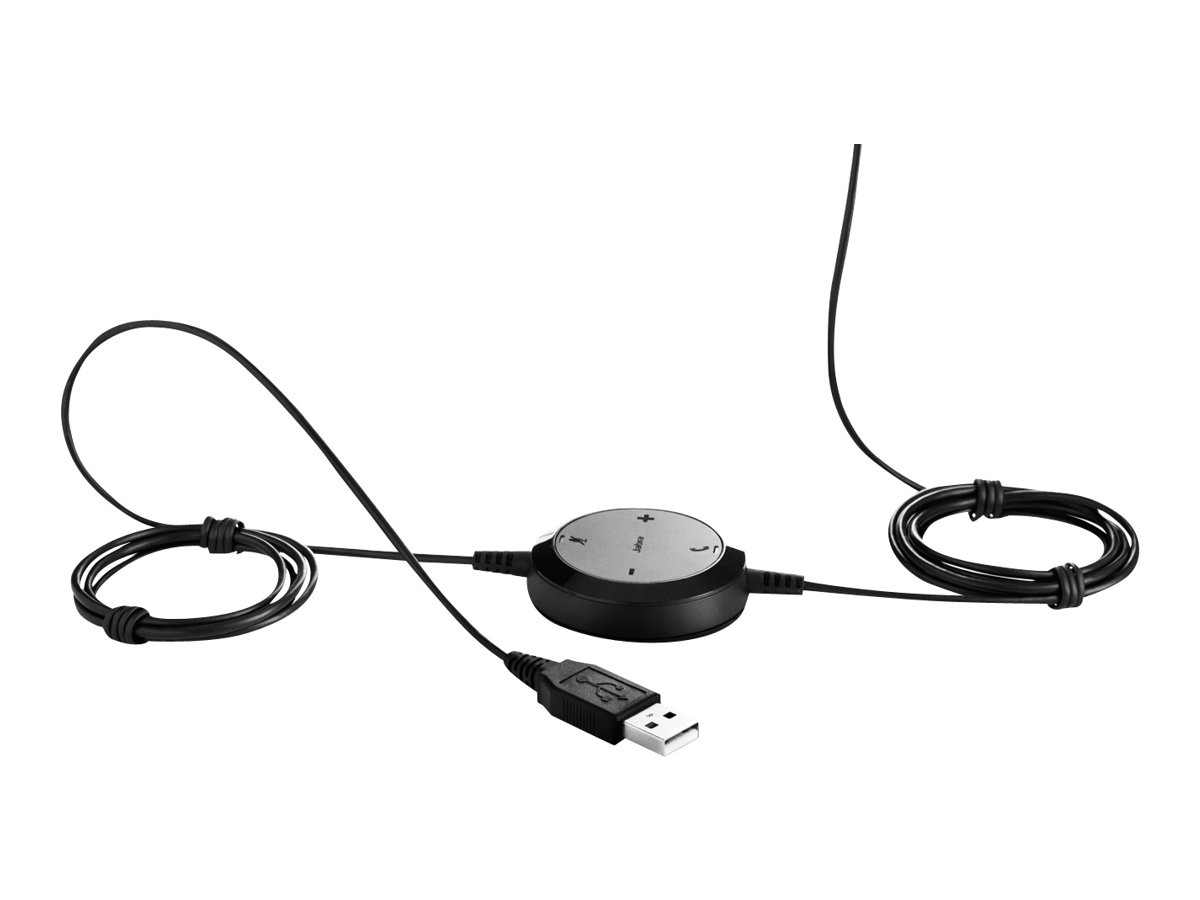 Jabra Evolve 20 UC mono - Micro-casque - sur-oreille - convertible - filaire - USB-C - isolation acoustique - 4993-829-289 - Écouteurs