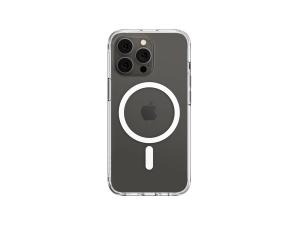 Belkin SheerForce - Coque de protection pour téléphone portable - magnétique - compatibilité avec MagSafe - clair - mince, léger - pour Apple iPhone 14 - MSA008BTCL - Coques et étuis pour téléphone portable