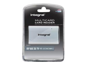 Integral MultiCard Reader - Lecteur de carte (MS, MS PRO, MMC, SD, MS Duo, xD, MS PRO Duo, CF, RS-MMC, MMCmobile, microSD, MMCplus, SDHC, MS Micro, microSDHC) - USB 2.0 - INCRMULTI - Lecteurs de cartes