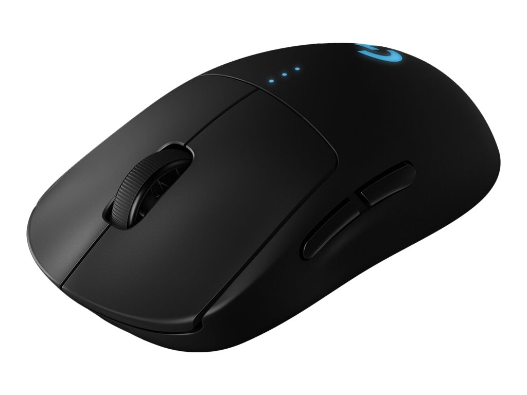 Logitech G Pro - Souris - droitiers et gauchers - optique - sans fil - 2.4 GHz - récepteur sans fil USB - 910-005272 - Souris