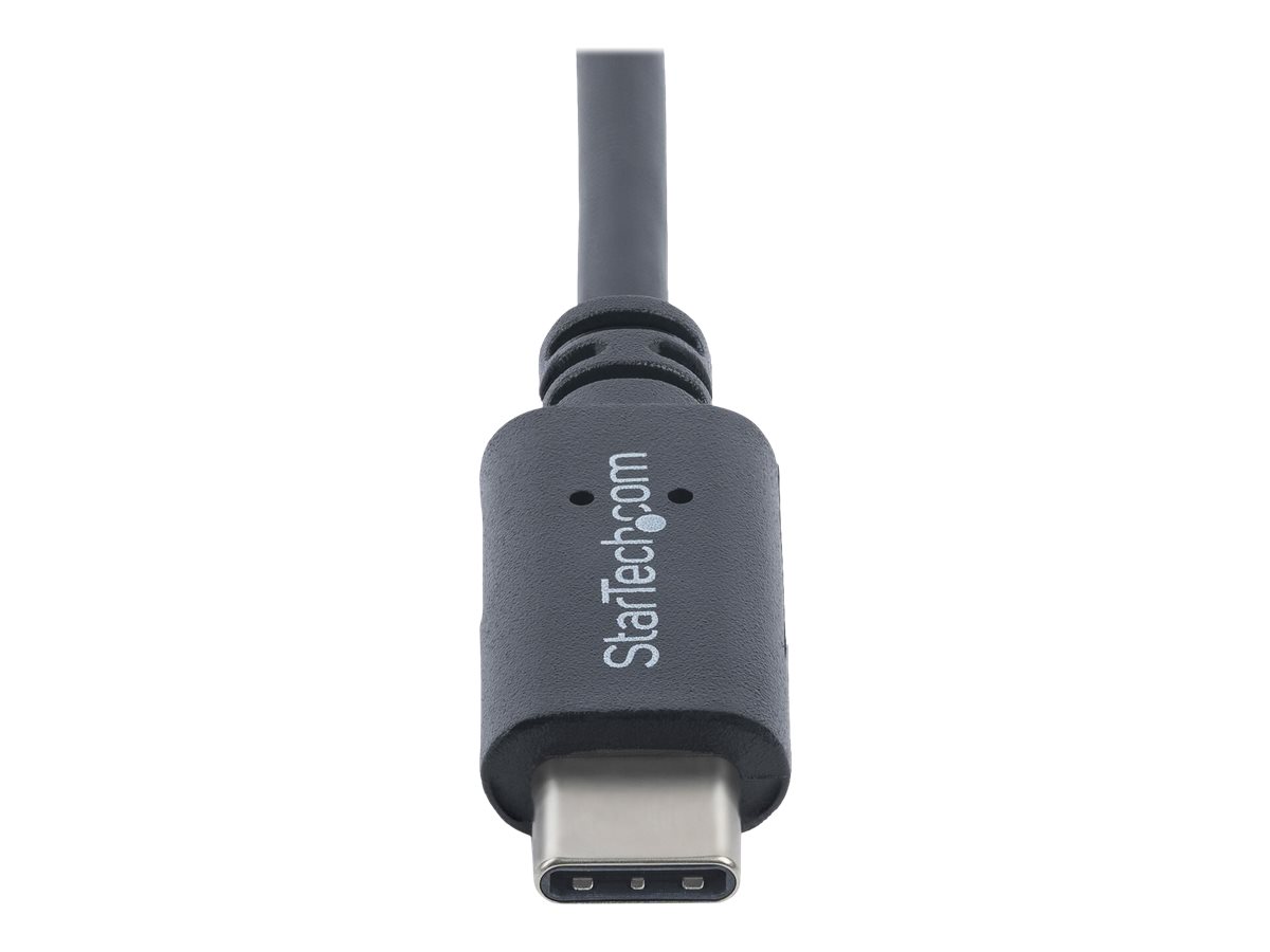 StarTech.com Câble USB 2.0 USB-C vers USB-C de 2 m - Cordon USB C vers C - Câble USB Type-C - M/M - Noir - Câble USB - 24 pin USB-C (M) pour 24 pin USB-C (M) - Thunderbolt 3 / USB 2.0 - 2 m - noir - pour P/N: DKT30CHD, HB30C1A1CPD, HB30C3A1CFBW - USB2CC2M - Câbles USB