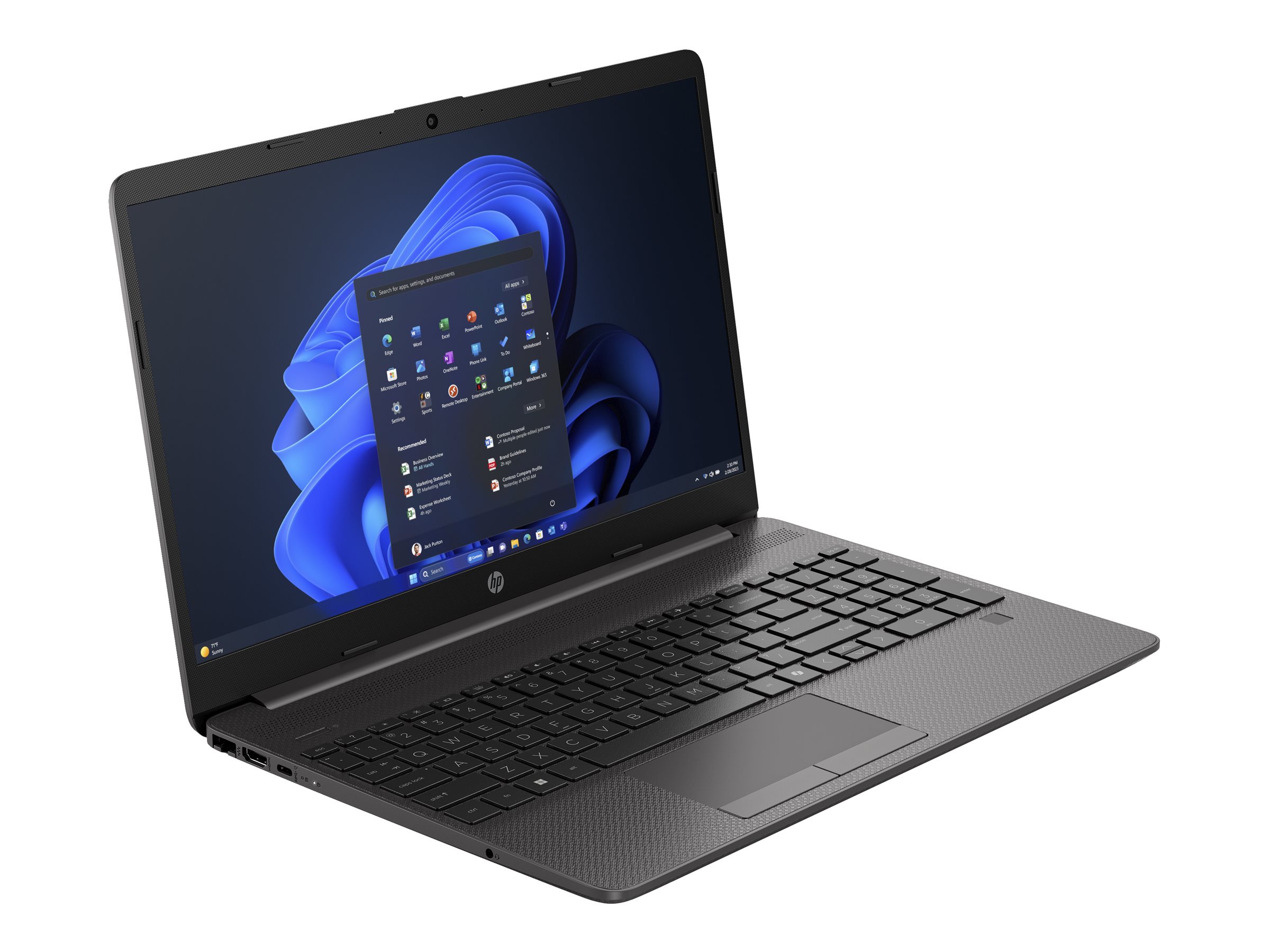 HP 250R G9 Notebook - Intel Core i5 - 1335U / jusqu'à 4.6 GHz - Win 11 Home - Carte graphique Intel Iris Xe - 16 Go RAM - 512 Go SSD NVMe - 15.6" IPS 1920 x 1080 (Full HD) - Ethernet, Fast Ethernet, Gigabit Ethernet, IEEE 802.11b, IEEE 802.11a, IEEE 802.11g, IEEE 802.11n, IEEE 802.11ac, Bluetooth 5.2 - Wi-Fi 5 - cendres argent sombre - clavier : Français - A23G6EA#ABF - Ordinateurs portables