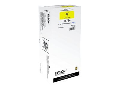 Epson T87844 - 425.7 ml - jaune - original - recharge d'encre - pour WorkForce Pro WF-R5190, WF-R5190DTW, WF-R5690, WF-R5690DTWF, WF-R5690DTWFL - C13T878440 - Réservoirs d'encre
