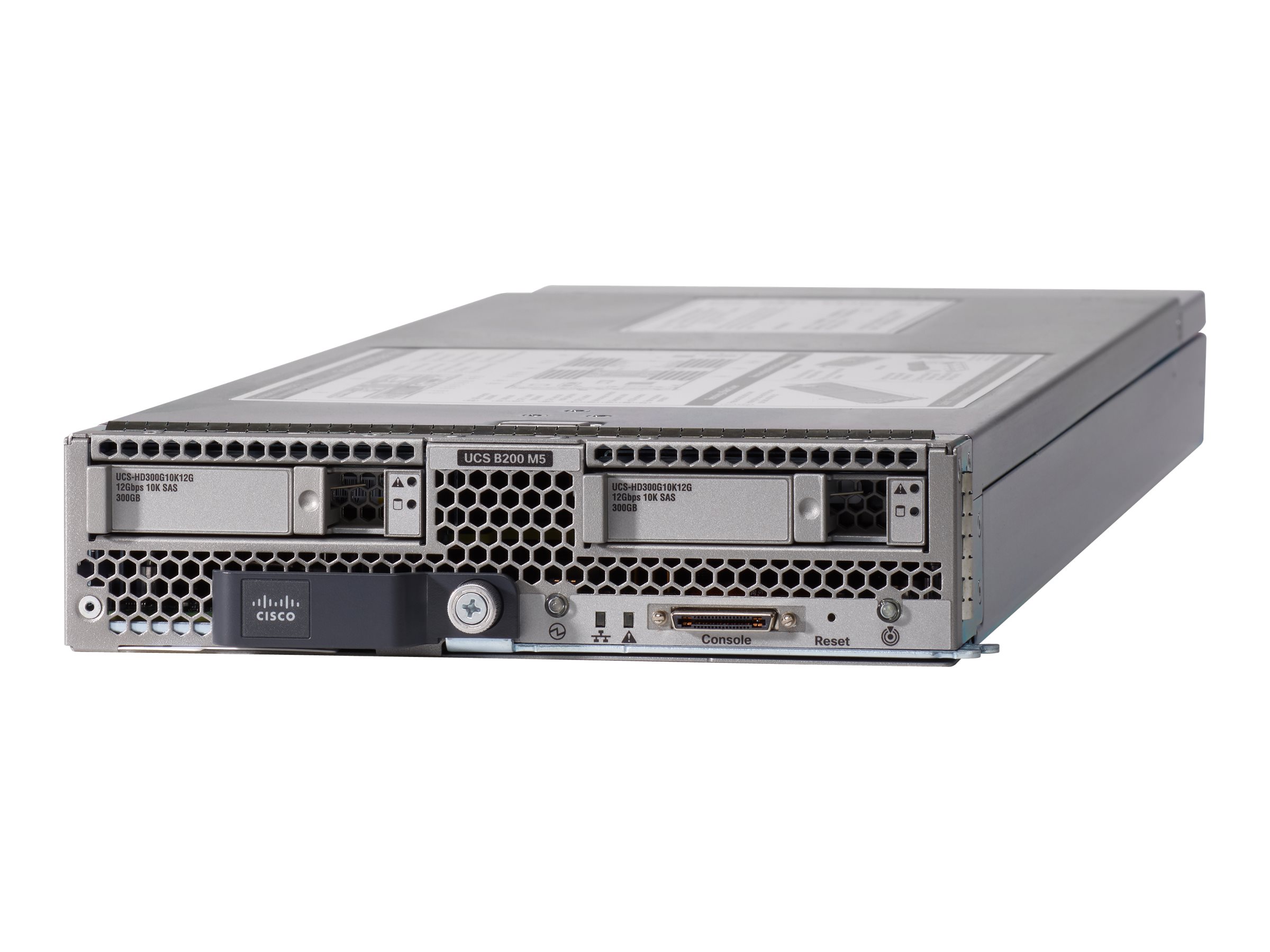 Cisco UCS B200 M5 Blade Server - Serveur - lame - 2 voies - pas de processeur jusqu'à - RAM 0 Go - SATA/SAS - hot-swap 2.5" baie(s) - aucun disque dur - G200e - Aucun SE fourni - moniteur : aucun - remanufacturé - Mise à niveau - UCSB-B200-M5-U-RF - Serveurs lame