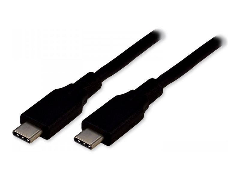 MCL - Câble USB - 24 pin USB-C (M) pour 24 pin USB-C (M) - USB 2.0 - 5 m - chargement rapide jusqu'à 100 W - noir - MC1D99AZZZZ03C505 - Câbles USB