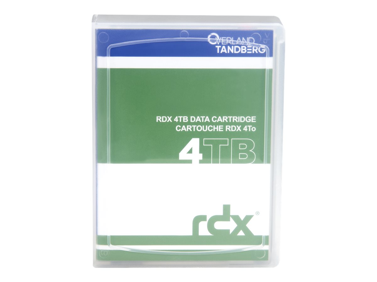 Overland-Tandberg - Cartouche RDX HDD - 4 To - avec 3 ans de Service de remplacement avancé - 8824-RDX - Support RDX