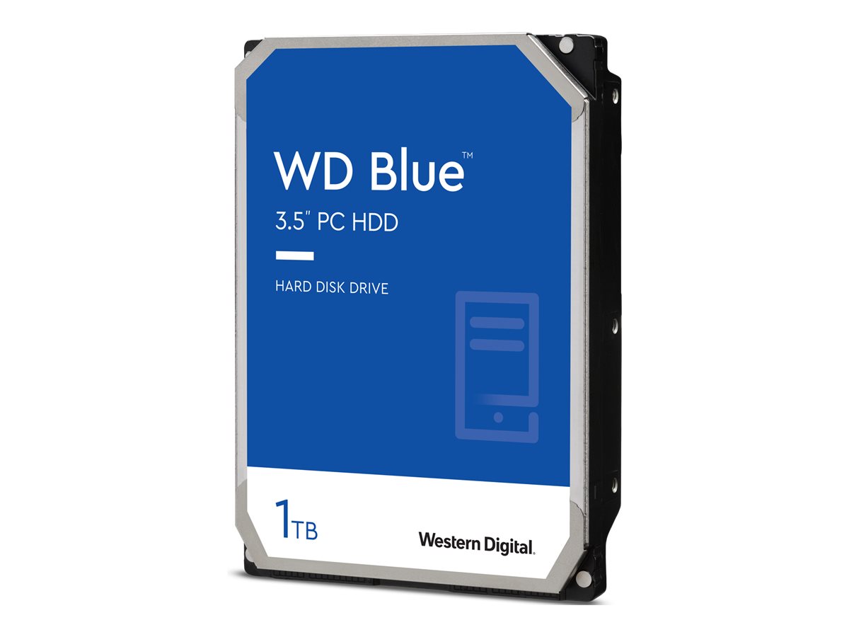 WD Blue WD10EARZ - Disque dur - 1 To - interne - 3.5" - SATA - 5400 tours/min - mémoire tampon : 64 Mo - WD10EARZ - Disques durs internes