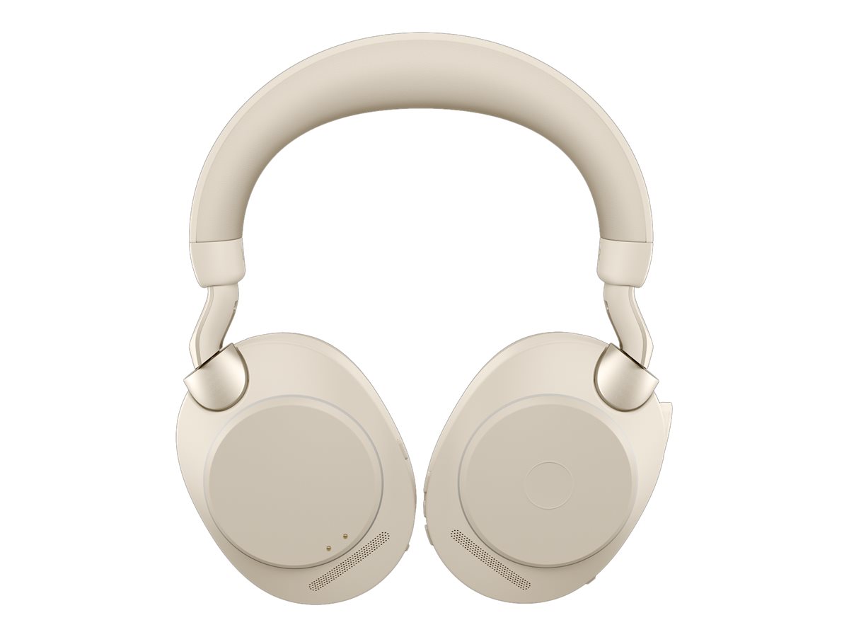 Jabra Evolve2 85 UC Stereo - Micro-casque - circum-aural - Bluetooth - sans fil, filaire - Suppresseur de bruit actif - jack 3,5mm - isolation acoustique - beige - 28599-989-898 - Écouteurs