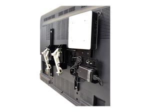 Ergotron SIM90 Signage Integration Mount - Kit de montage (fixation murale, plaque VESA à libération rapide, supports de fixation) - pour écran LCD / unité centrale - noir - Taille d'écran : à partir de 32 po - 60-600-009 - Montages pour TV et moniteur